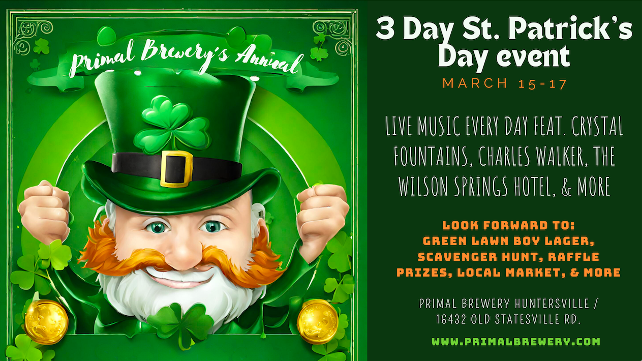 3 Day St. Patrick’s Day Event