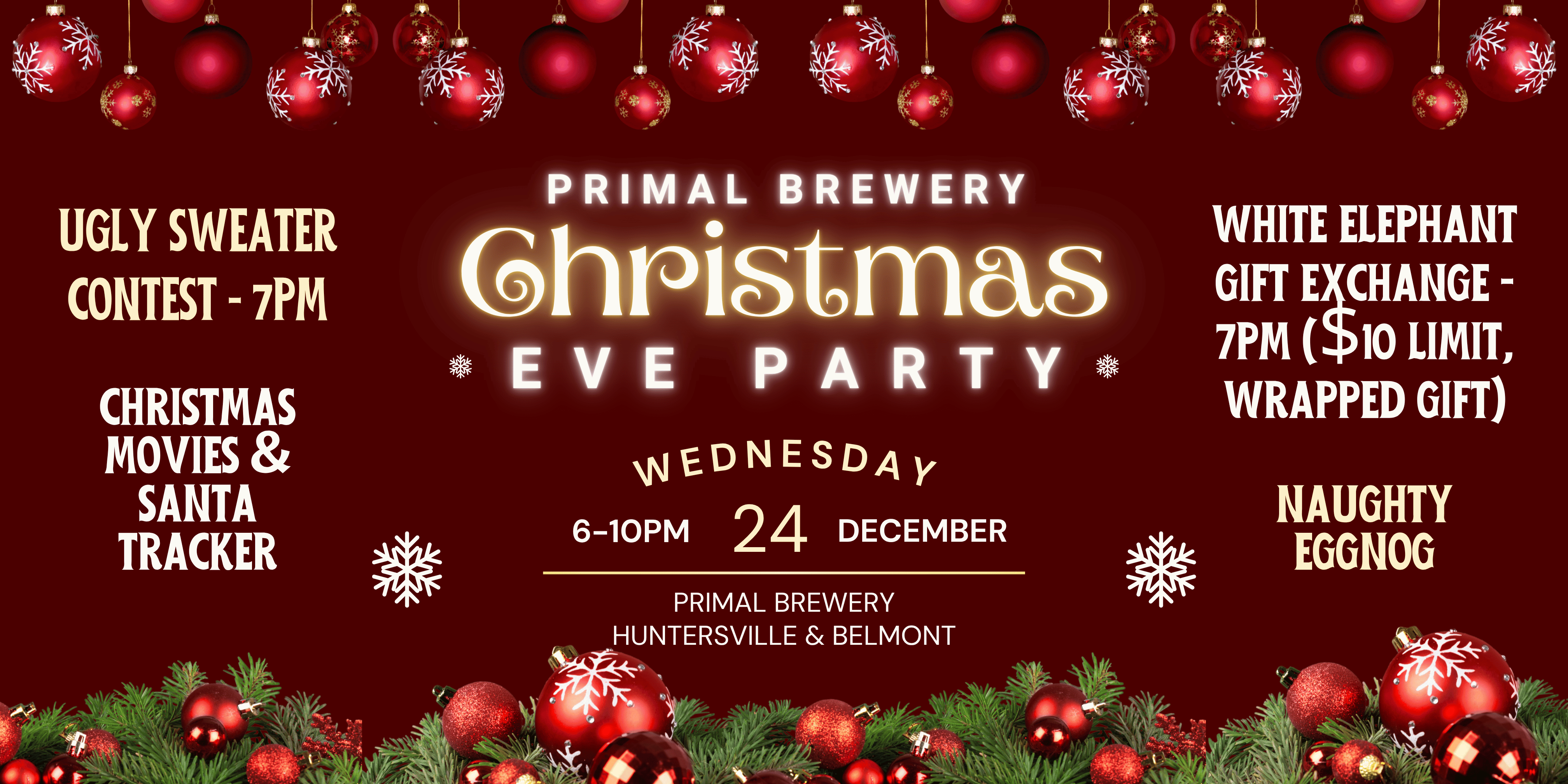 Primal Christmas Eve Party 🎄🍺🧑🎄