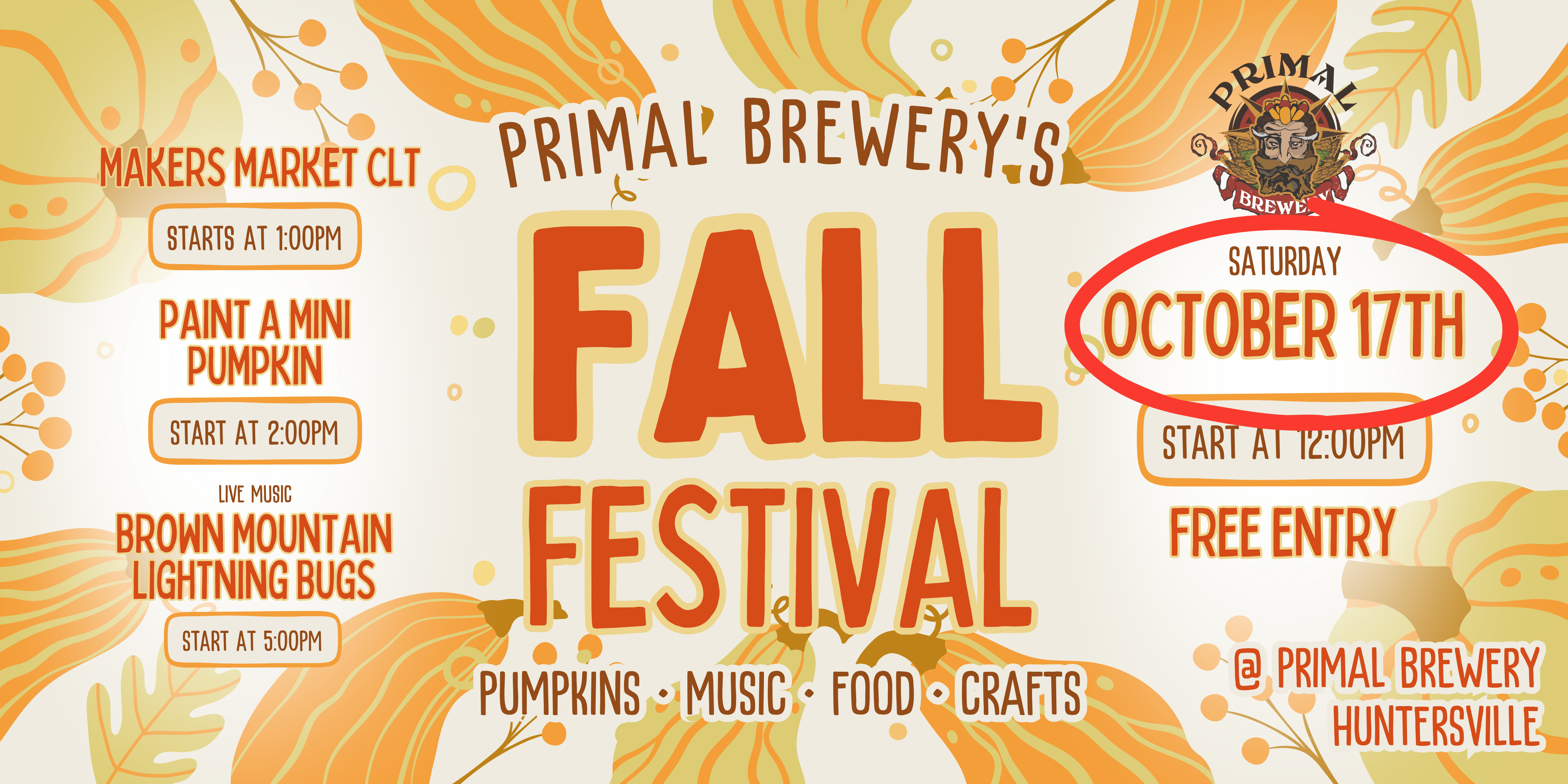 🍂 Primal Brewery’s Fall Festival 🍻