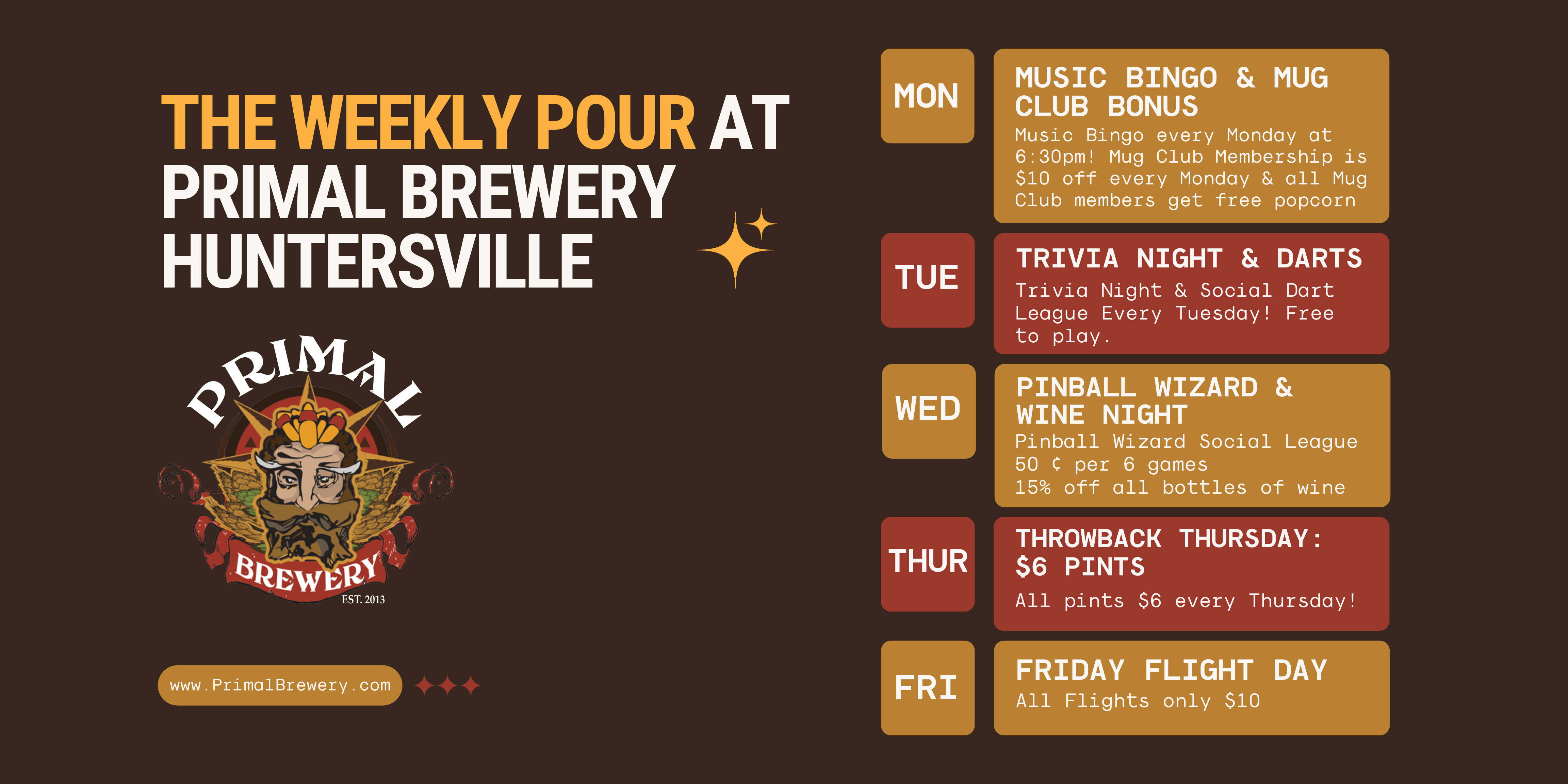 The Weekly Pour at Huntersville
